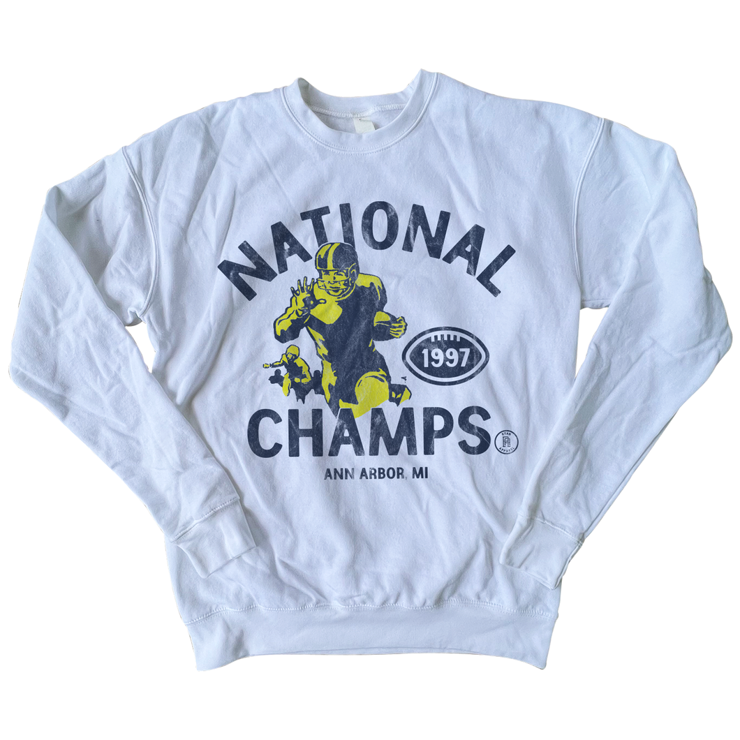 1997 National Champs - White Sweatshirt