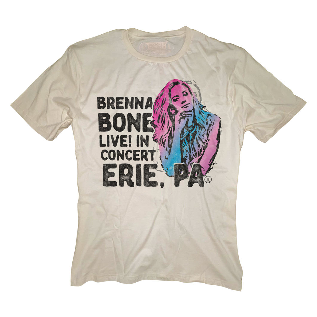 Brenna Bone - Live! In Concert - Natural Tee