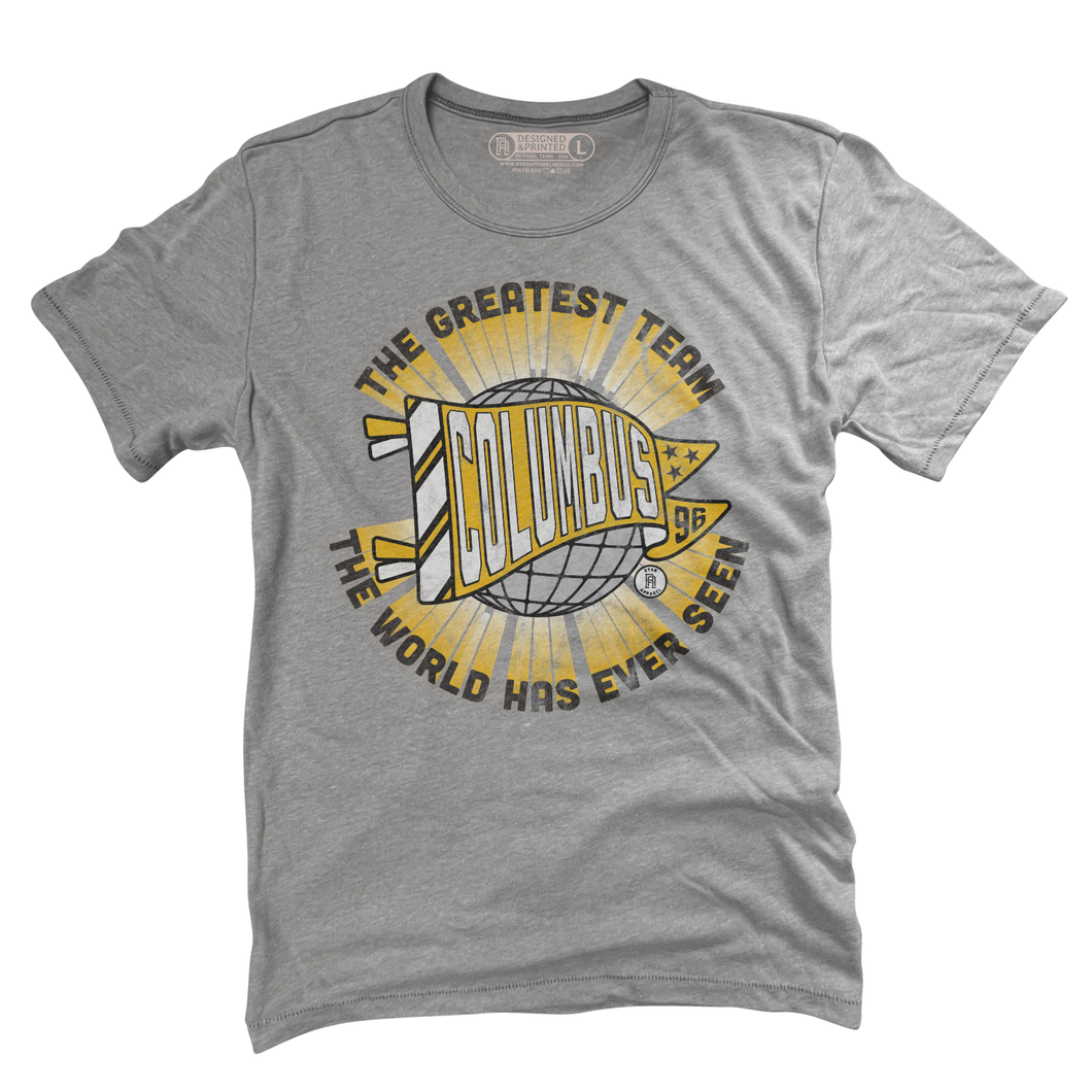 Columbus 96 Pennant - Alt Grey Tee