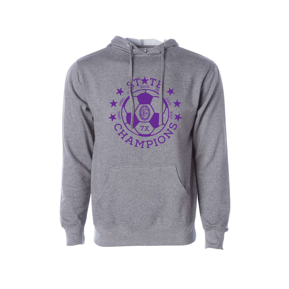 DHS - 7X State Champions - Grey Hoodie