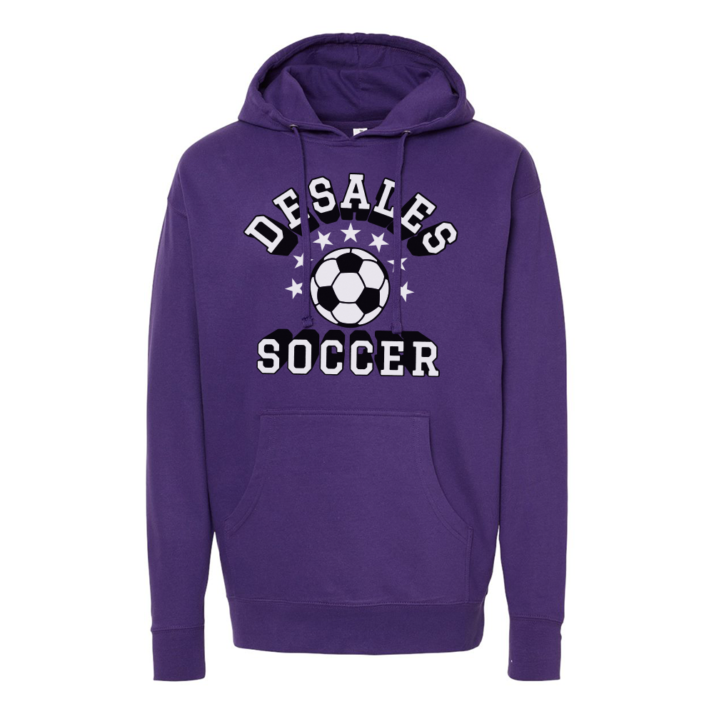 DHS - DeSales Soccer - Purple Hoodie