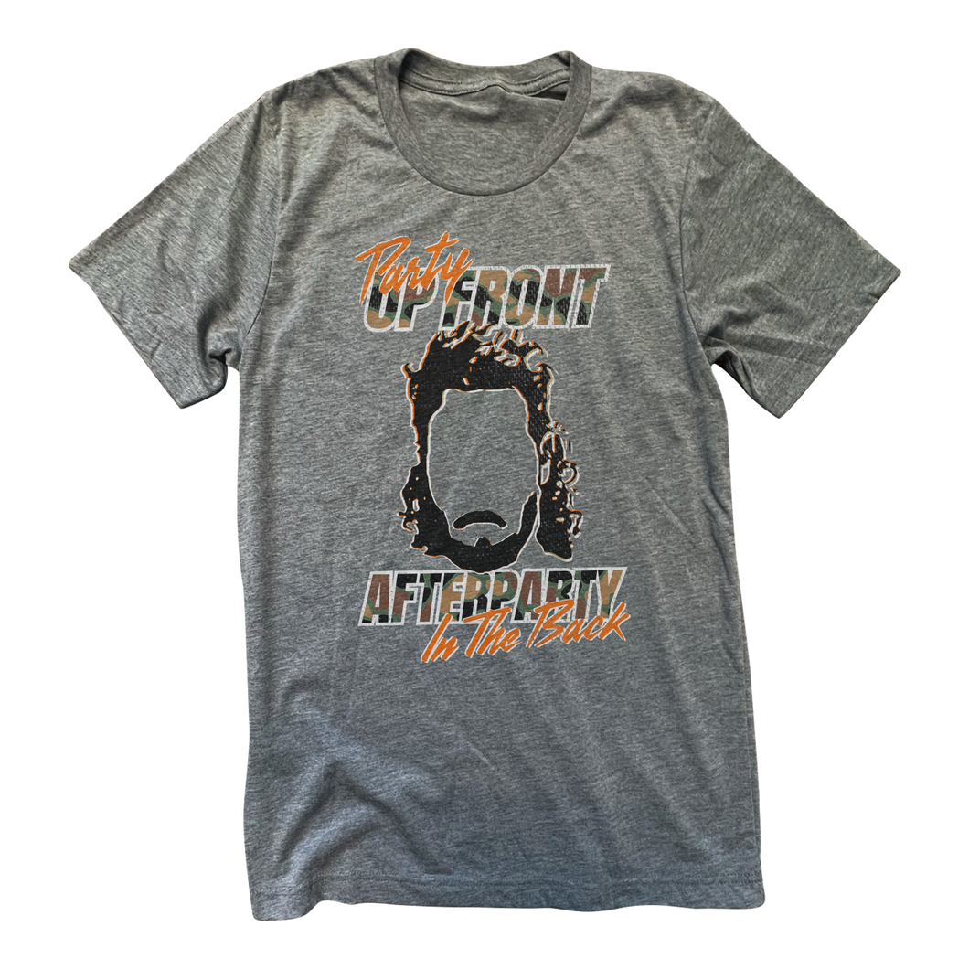 Ryan Trotti - Party Up Front Camo - Grey Tee