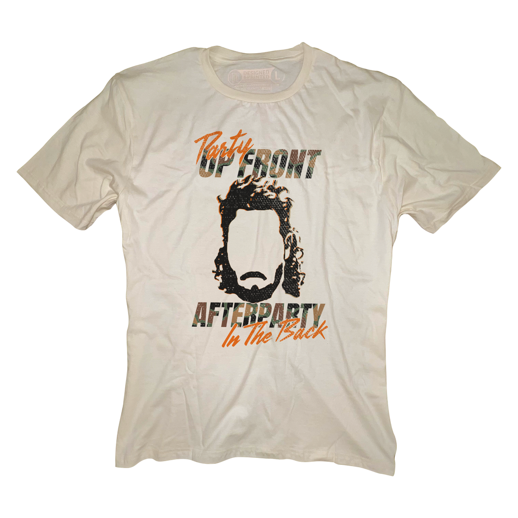 Ryan Trotti - Party Up Front Camo - Natural Tee
