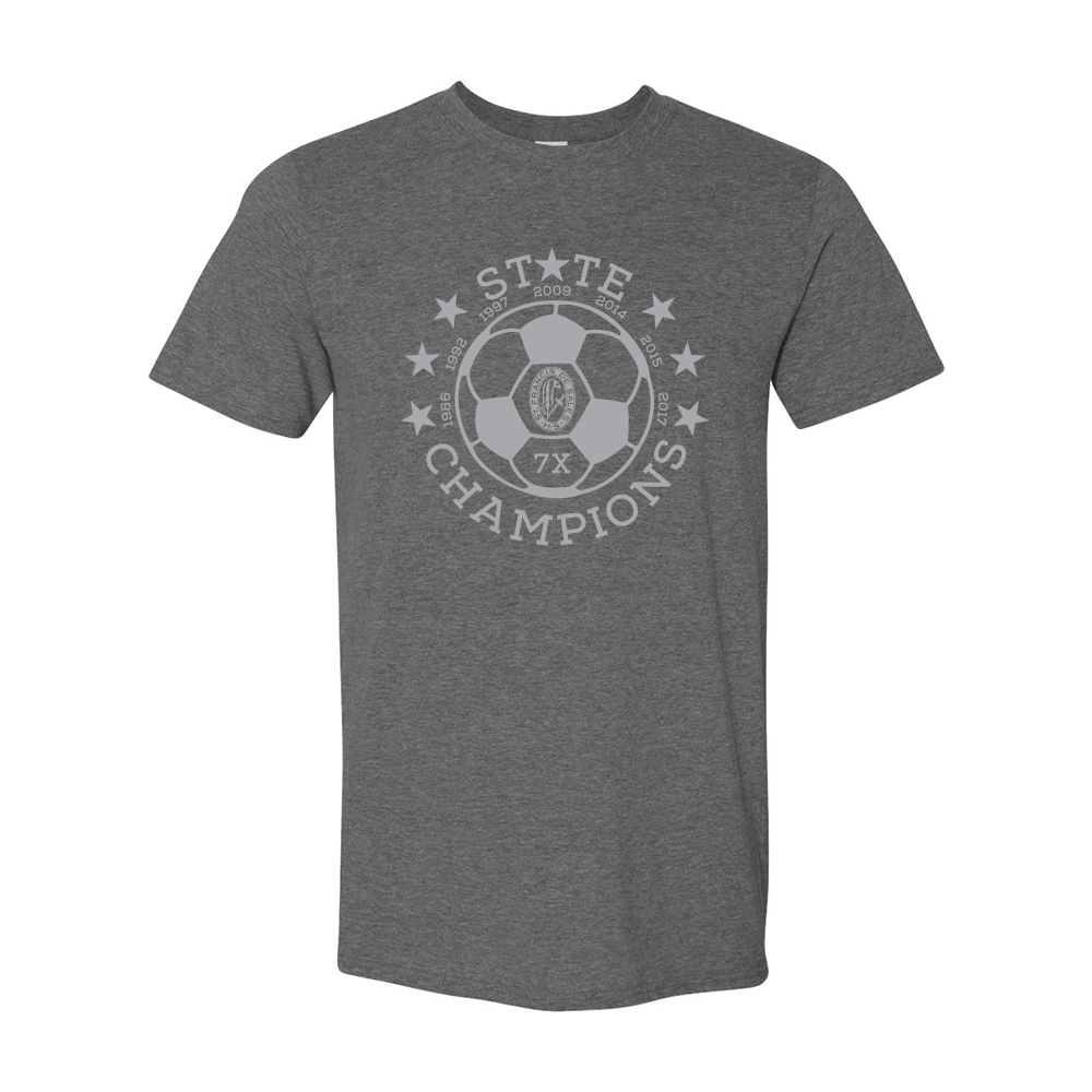DHS - 7X State Champions - Graphite Tee