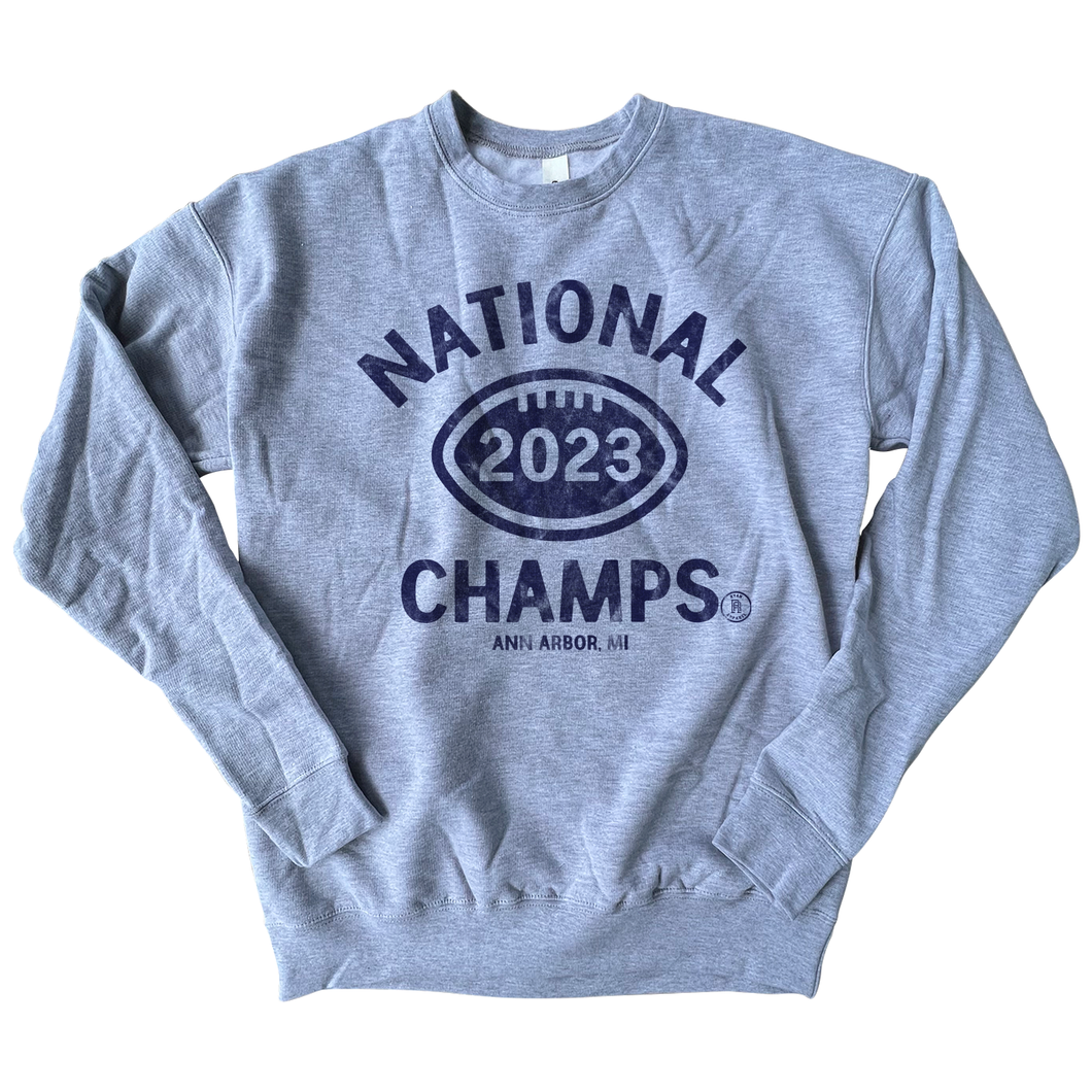 Ann Arbor, Michigan Football - Grey Sweatshirt