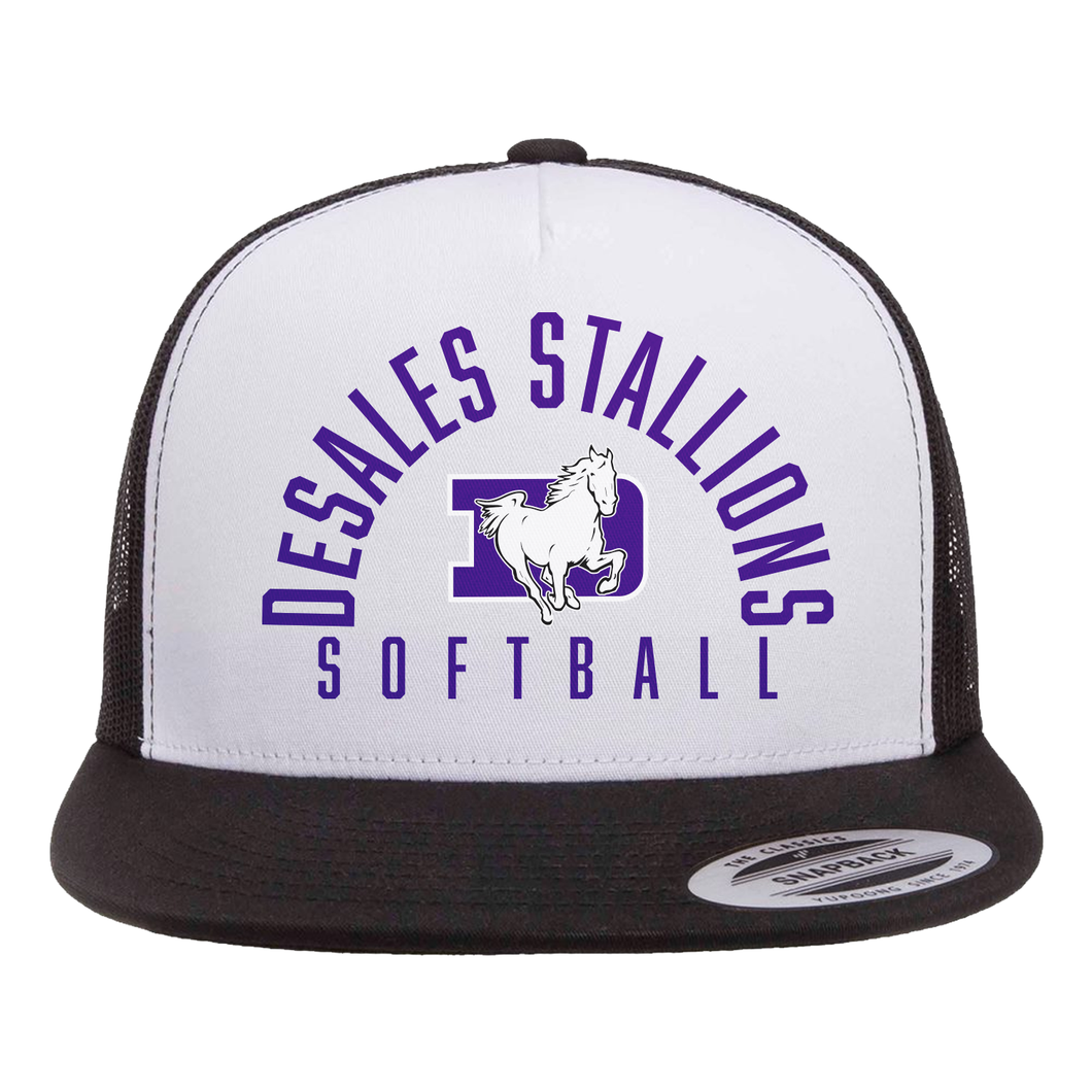 DeSales Softball - 5 Panel, Mesh Snapback