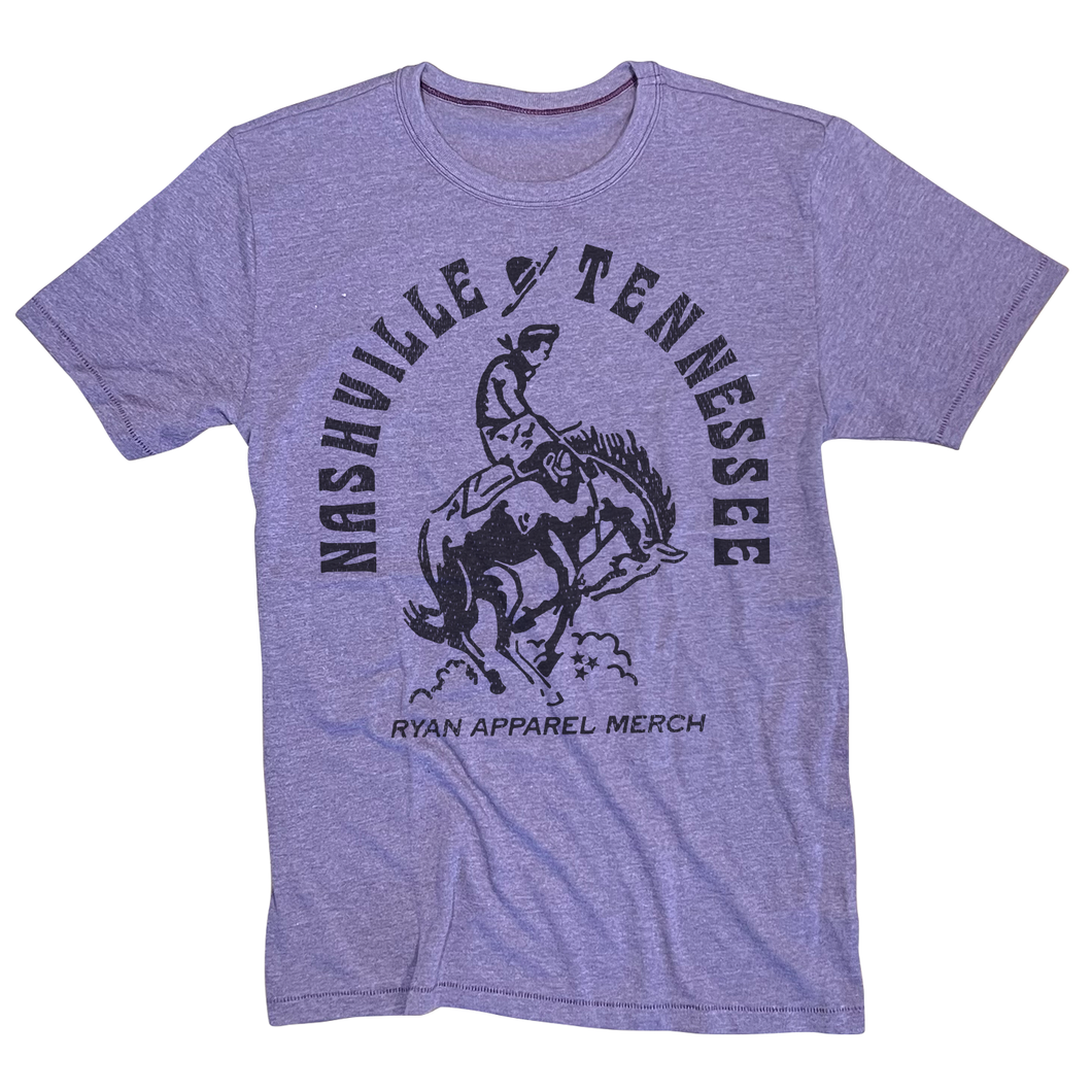 Nashville Rodeo - Purple Tee