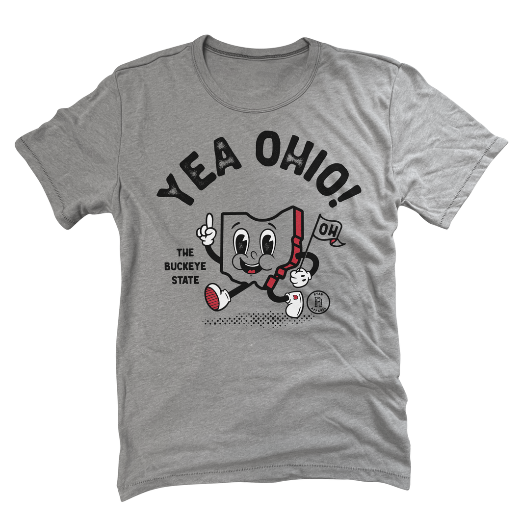 Yea Ohio! - Grey Tee