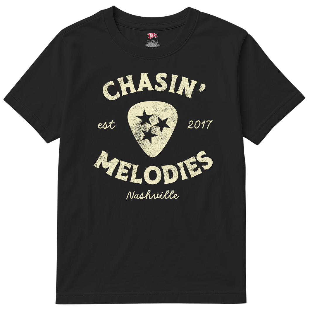 Chasin' Melodies - Nashville - Black Tee