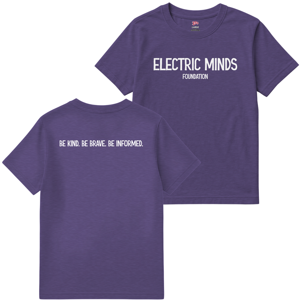 Electric Minds - Purple Tee