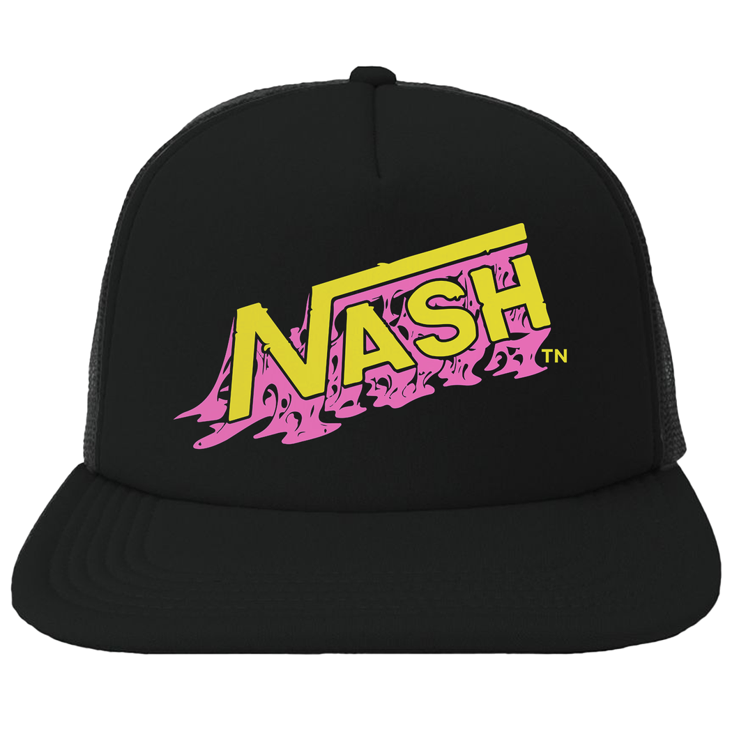 Sticky Gum, Nash - Black Foamie Trucker Hat