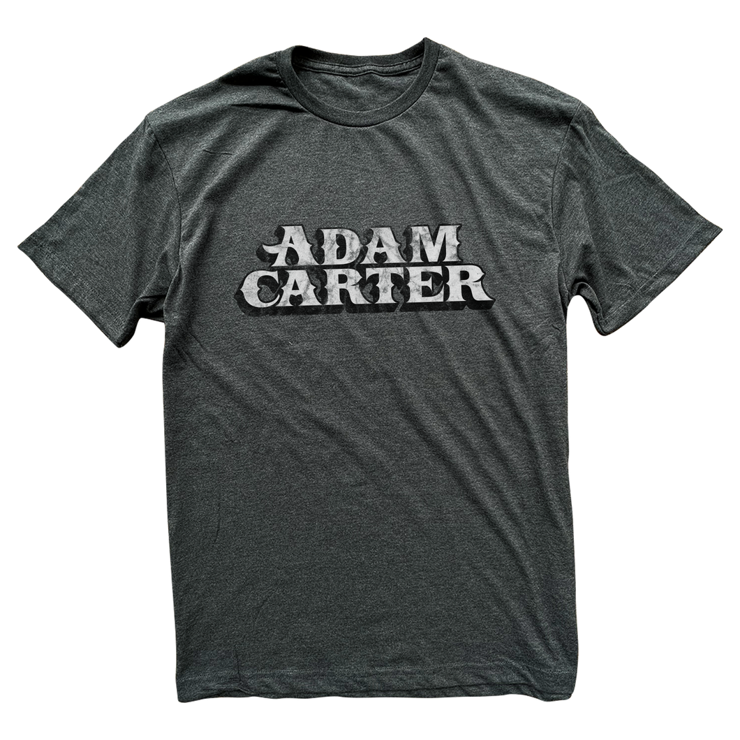 Adam Carter - Stacked - Graphite Tee