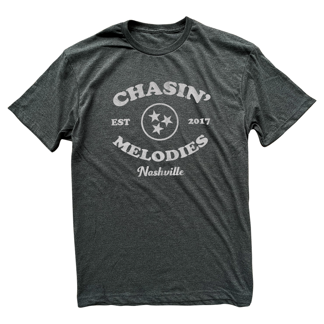 Chasin' Melodies - Nashville - Graphite Tee