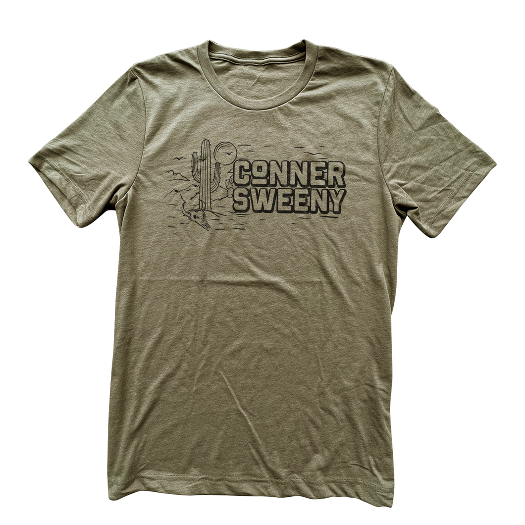 Conner Sweeny - Cactus - Olive Tee