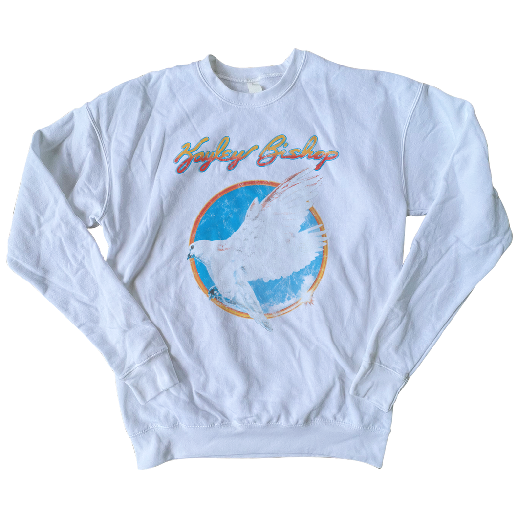 Kayley Bishop - Dove - White Sweatshirt