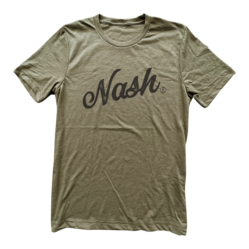 Nashville t-shirt. Trendy olive Nash tee.