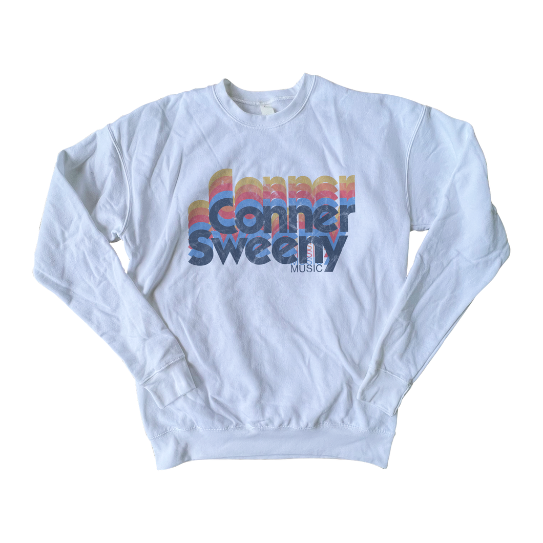 Conner Sweeny - Vintage Denim - White Sweatshirt