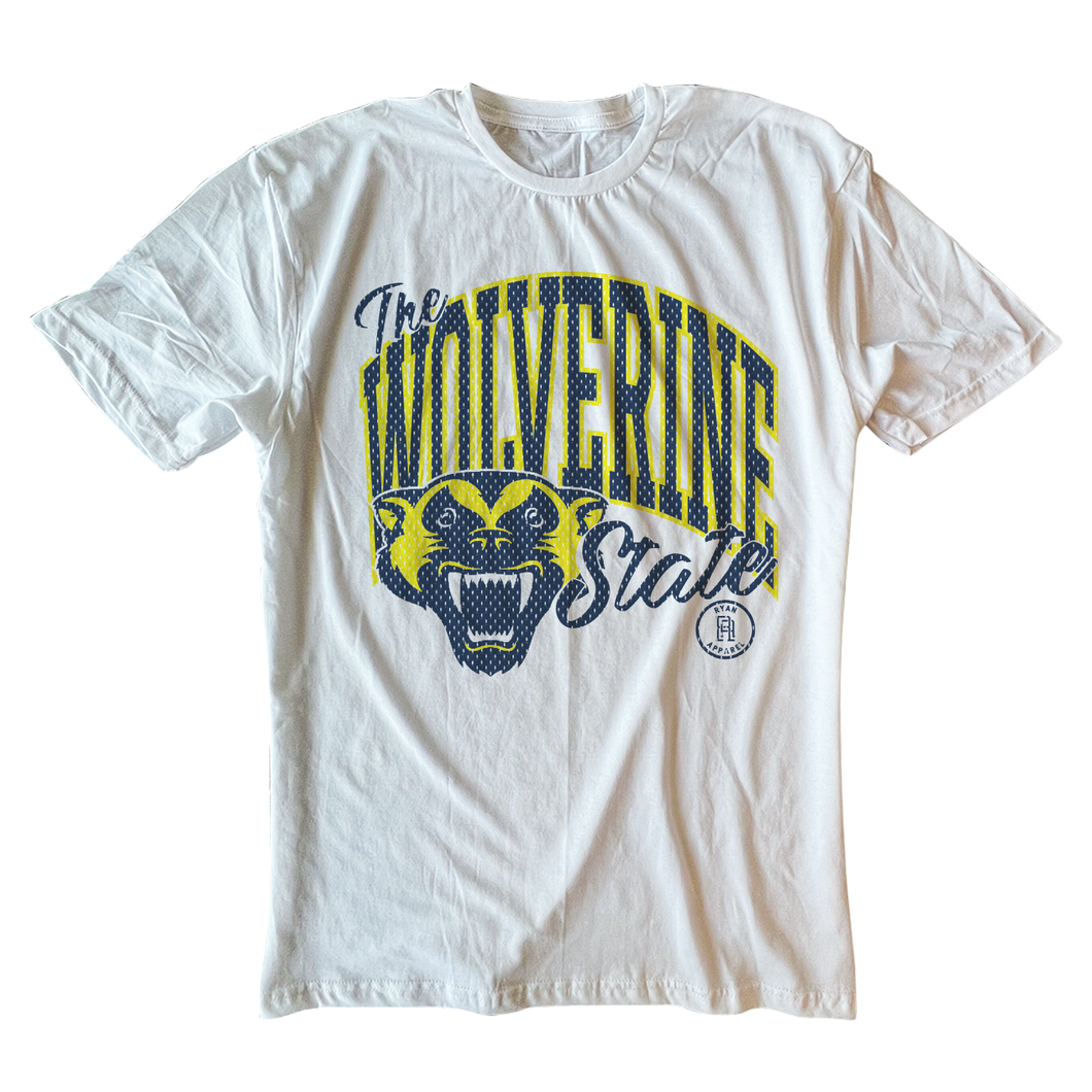 The Wolverine State - White Tee