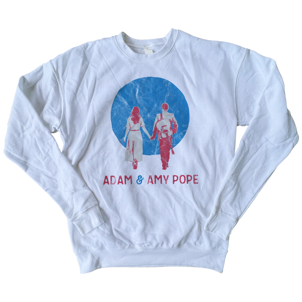 Adam & Amy Pope - White Sweatshirt
