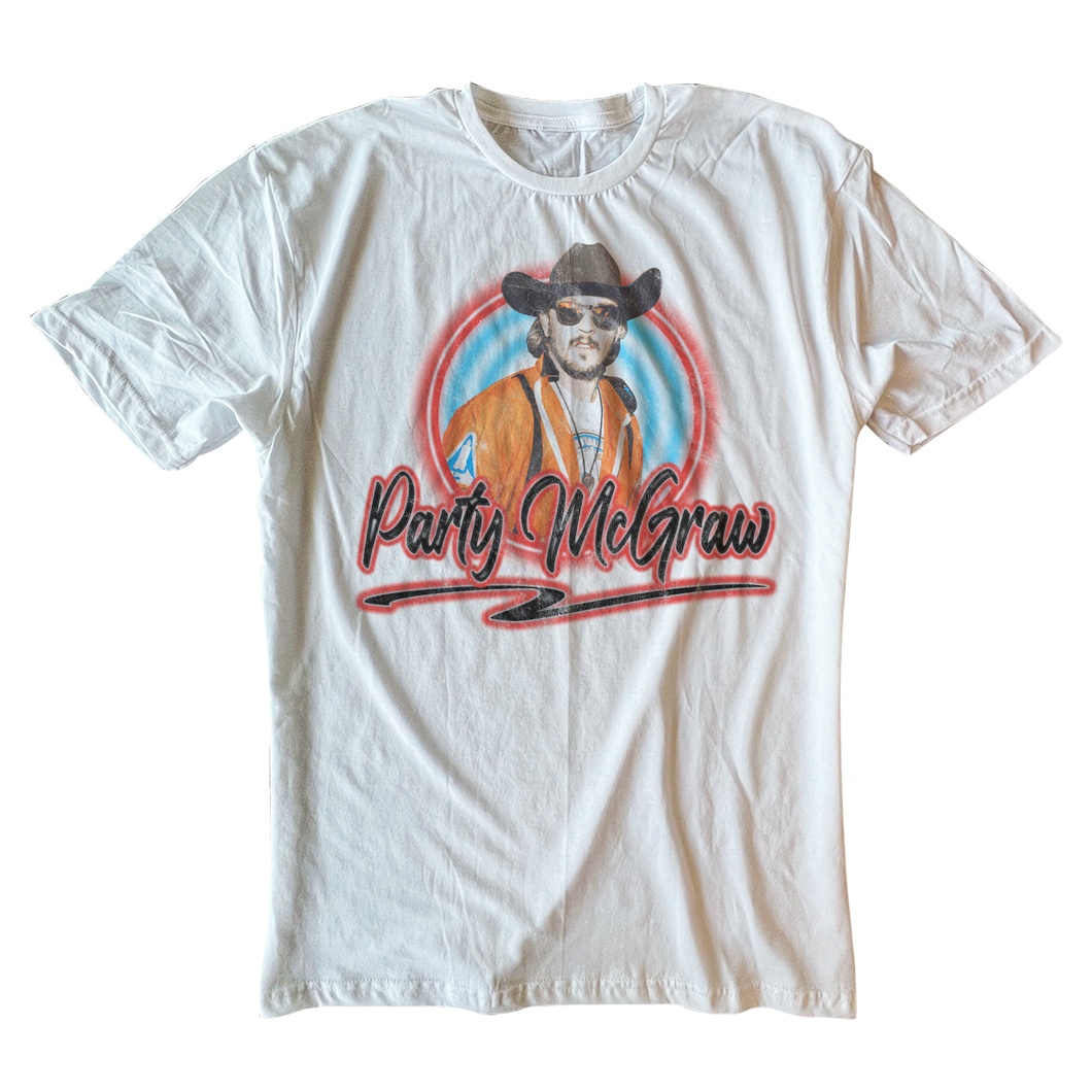 Hunter Taylor - Party McGraw - White Tee