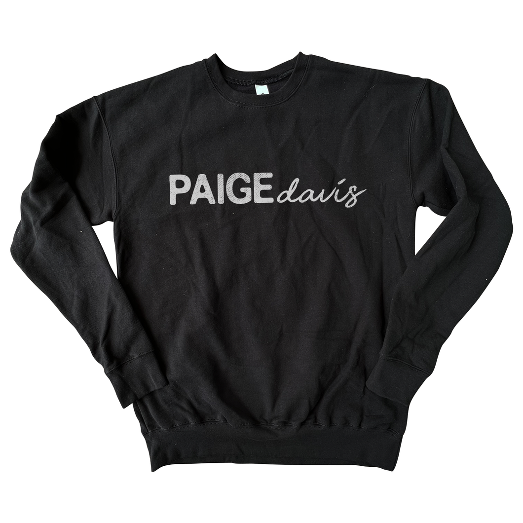 Paige Davis - Black Sweatshirt
