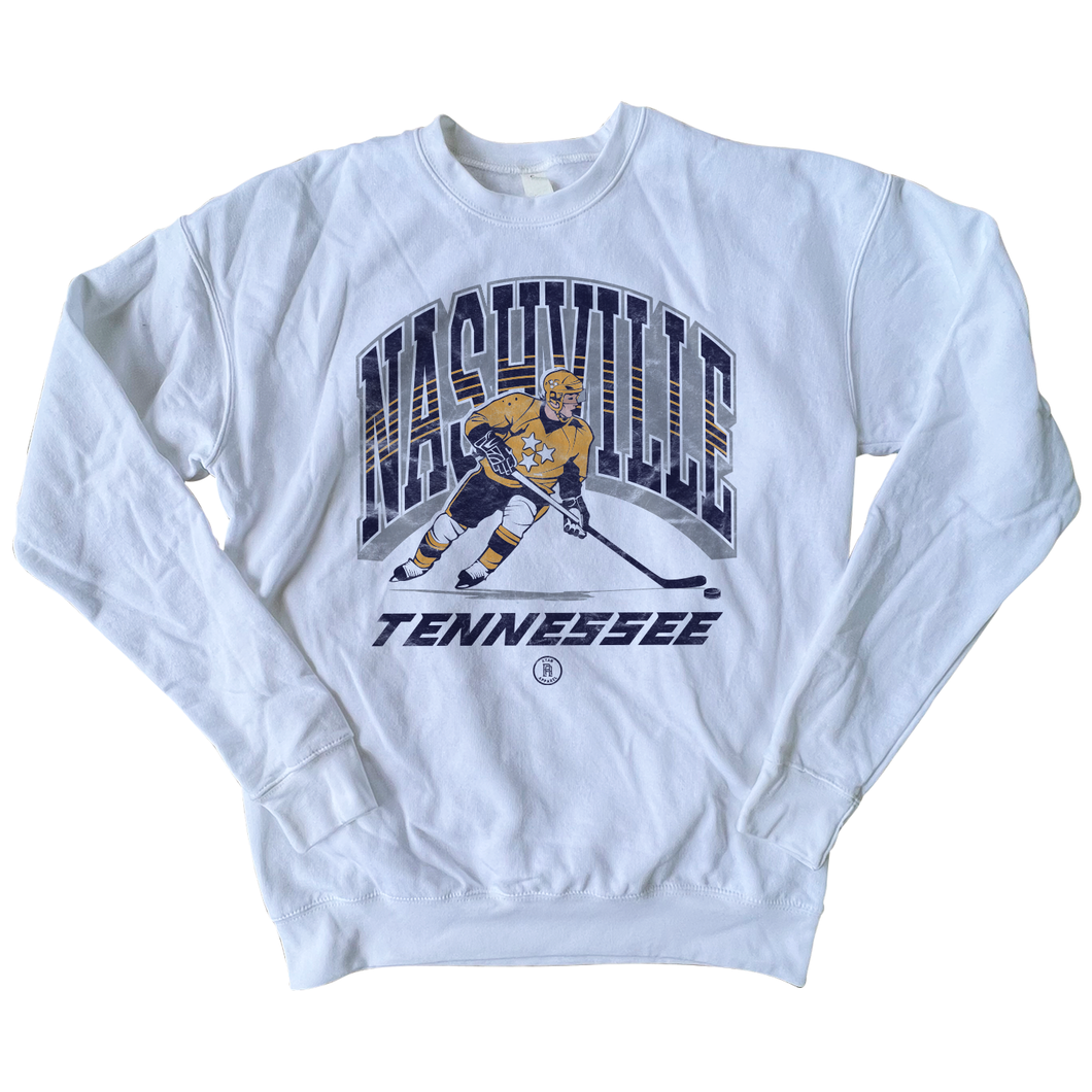 Nashville Hockey - White Sweatshirt