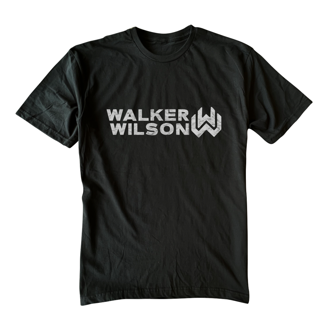 Walker Wilson - Stacked - Black Tee